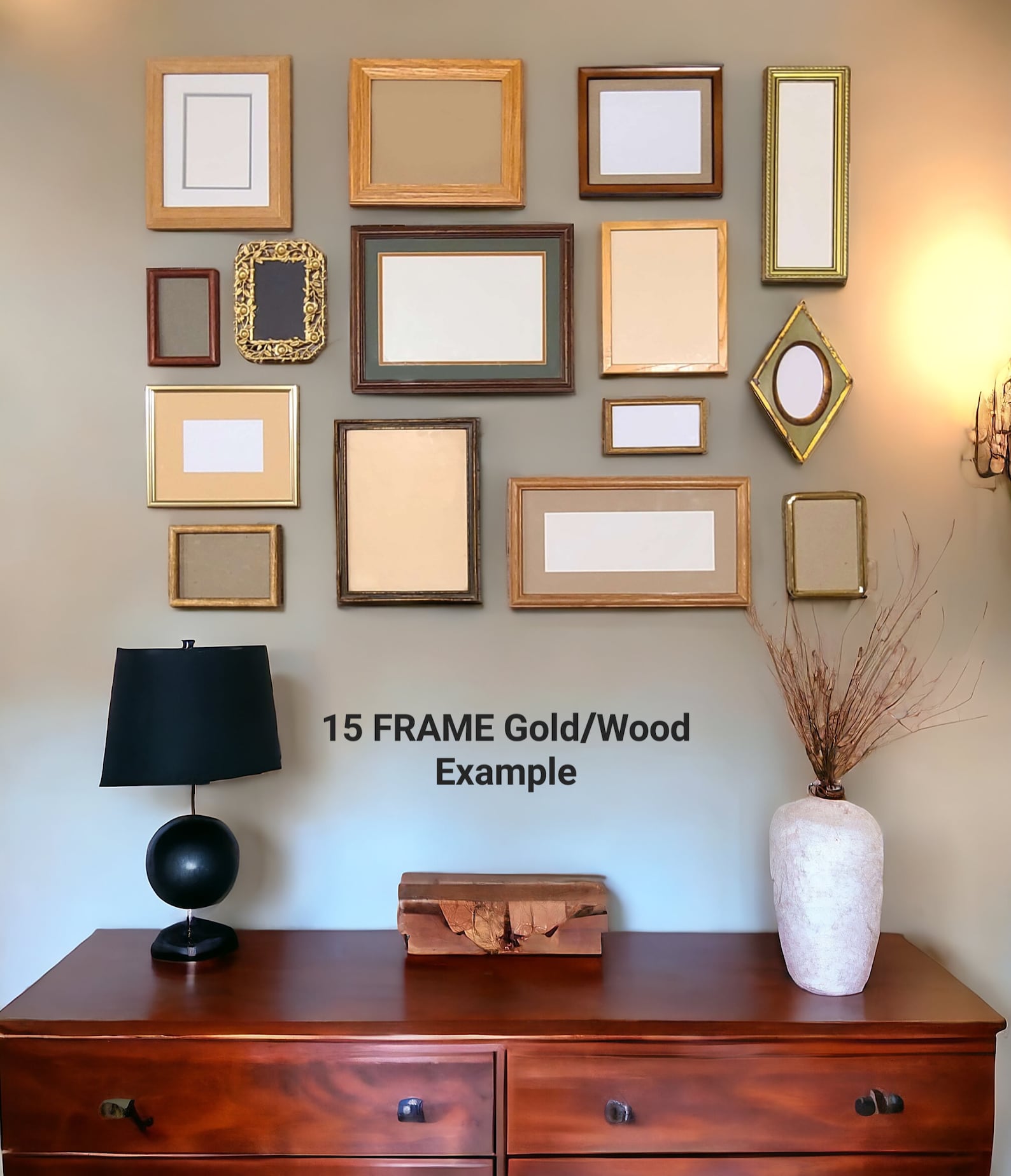 Gallery Wall Frames | Assorted Frame Bundle | Vintage Picture Frames ...