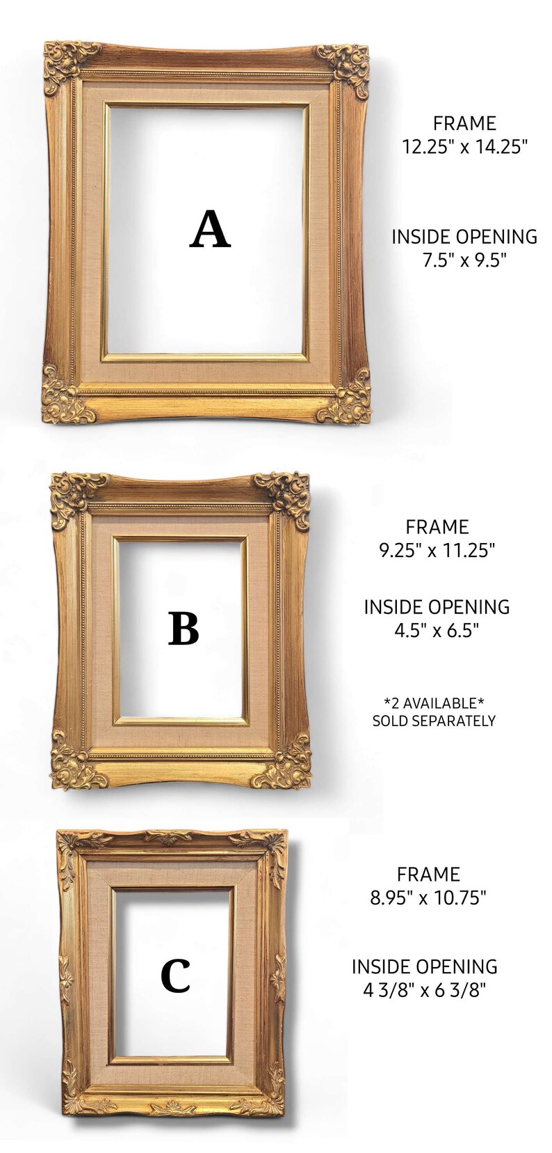 Vintage Frames and Photos Choose Your Frame Antique Frames Etsy Australia