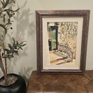 Boccaccio Original Italian Painting | Hand-Painted Artwork | One Of A Kind Original Artwork | Italian Decor | Vintage Artwork