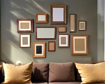 Picture Frames | Gallery Wall Frames | Vintage Frames | Choose Your Quantity | Travel Photo Wall | MCM Frames | Thrifted Frames