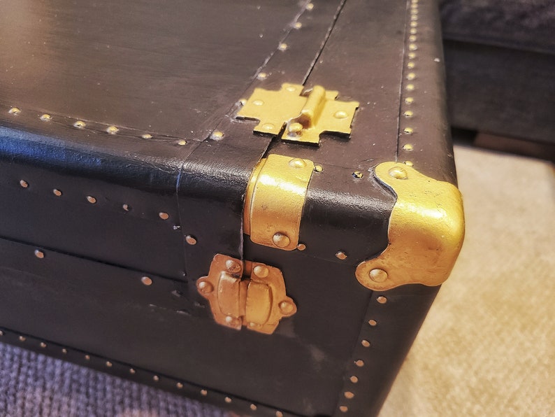 Vintage Trunk Coffee Table Steamer Trunk Table Vintage Etsy