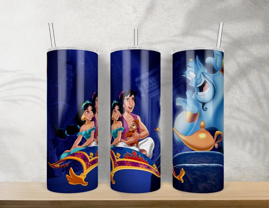 Aladdin 20oz Skinny Tumbler Design Wrap Aladdin Cup Aladdin - Etsy