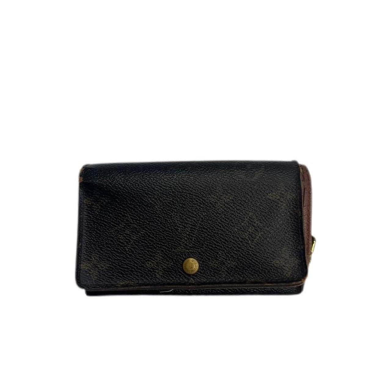 Camera box cloth handbag Louis Vuitton Brown in Cloth - 24997744