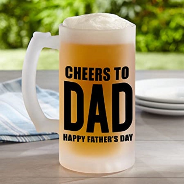 Father's day Personalized Gift Beer Mug, Customized Beer Mug, Custom Beer Mug, Gift For Him, Gift for Her, Best Man Gift, Wedding Gift