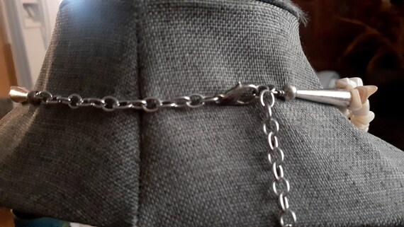 Multi strand puka shell multi color shell necklac… - image 8