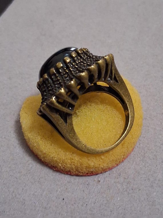 Premier Designs Imperial statement ring, black ag… - image 7