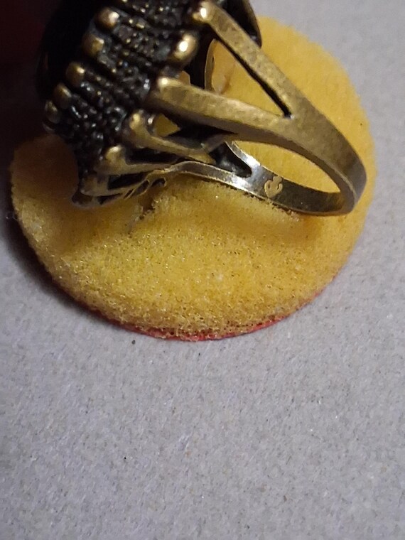 Premier Designs Imperial statement ring, black ag… - image 6