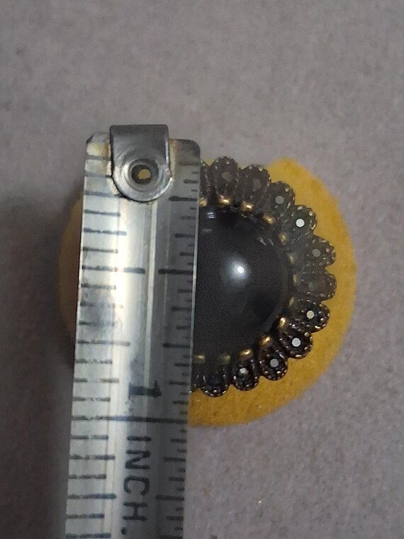 Premier Designs Imperial statement ring, black ag… - image 4