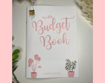 Haushaltsbuch A5 - Budgetierung | Planung | Gehaltsscheck | Sparen | Budget mit Char