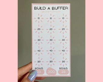 Build a Buffer Savings Challenge - Cash Envelopes | Cash Stuffing UK | Budgeting | Binder