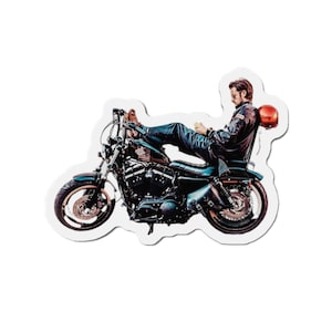 Tyler Hynes Motorcycle Magnet