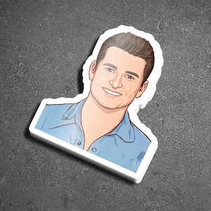 Hallmark Christmas Movie Inspired Wes Brown Sticker