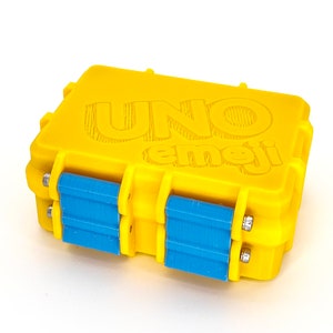 UNO Emoji Kartenbox - Robuuste Schutz in modern design| Kaarten | UNO-emojidoos