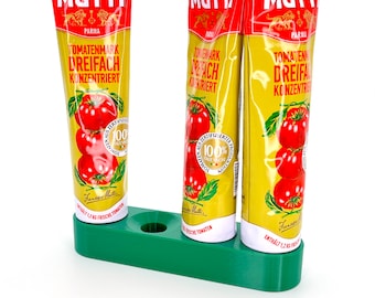 Platzsparender Tubenhalter für Tomatenmark und Senf – 4, 6 oder 8 Fächer