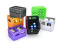 Praktische Boxen zur Batterieaufbewahrung, Bierkiste für Batterien product logo