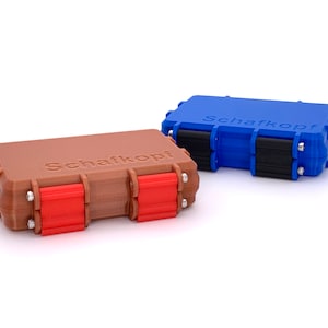 Caja de tarjetas impresa en 3D para Schafkopf: práctico, estable y con estilo