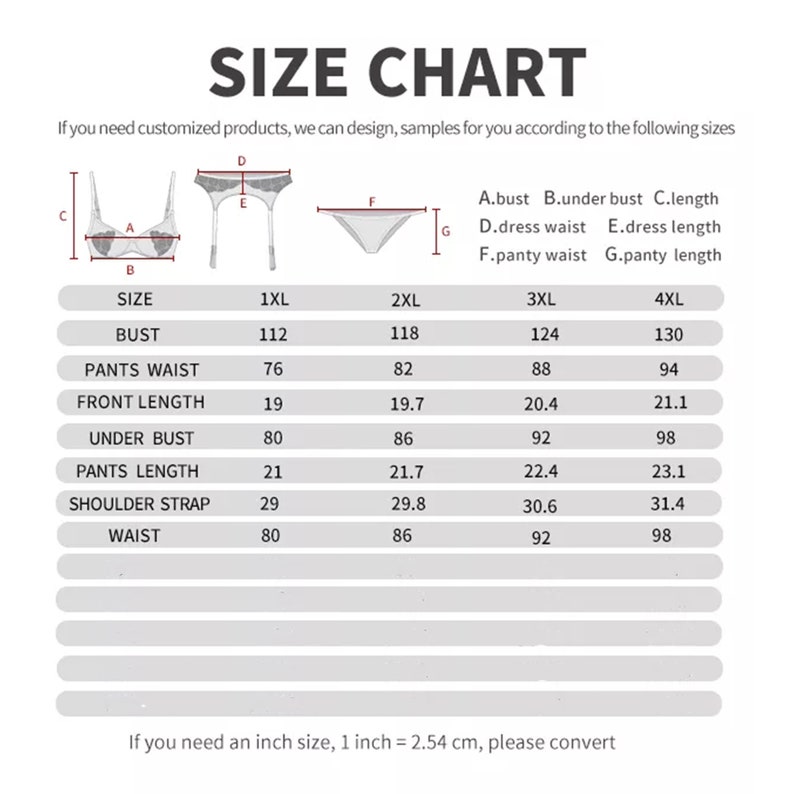 Plus Embroidery Mesh Garter Etsy