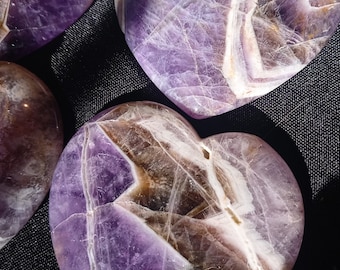 Dream Amethyst Heart Chevron Amethyst Heart Forgotten Whispers Co