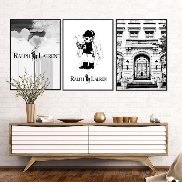 Contemporary Art, Polo Poster, Fashion House Building, Horse Poster, Polo Wall Art Decor, Minimalistic Designs