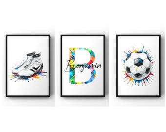 Fußball, Wandbild, Wandkunst, Fußball, Kinderzimmer Dekor, Kinderzimmer Dekor, Kinderzimmer Dekor, Weihnachten Fußball Dekor
