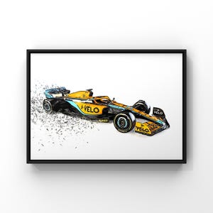 Formula 1 Poster, F1 Print, Ferrari Print, Grand Prix, F1 Racing Car, Boys Bedroom Decor, Gift for him, Man Cave, Contemporary Art