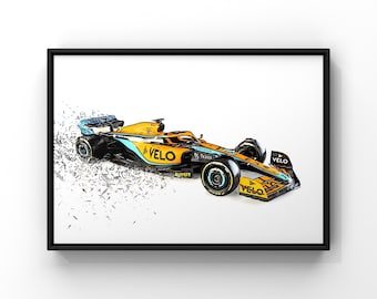 Formula 1 Poster, F1 Print, Ferrari Print, Grand Prix, F1 Racing Car, Boys Bedroom Decor, Gift for him, Man Cave, Contemporary Art