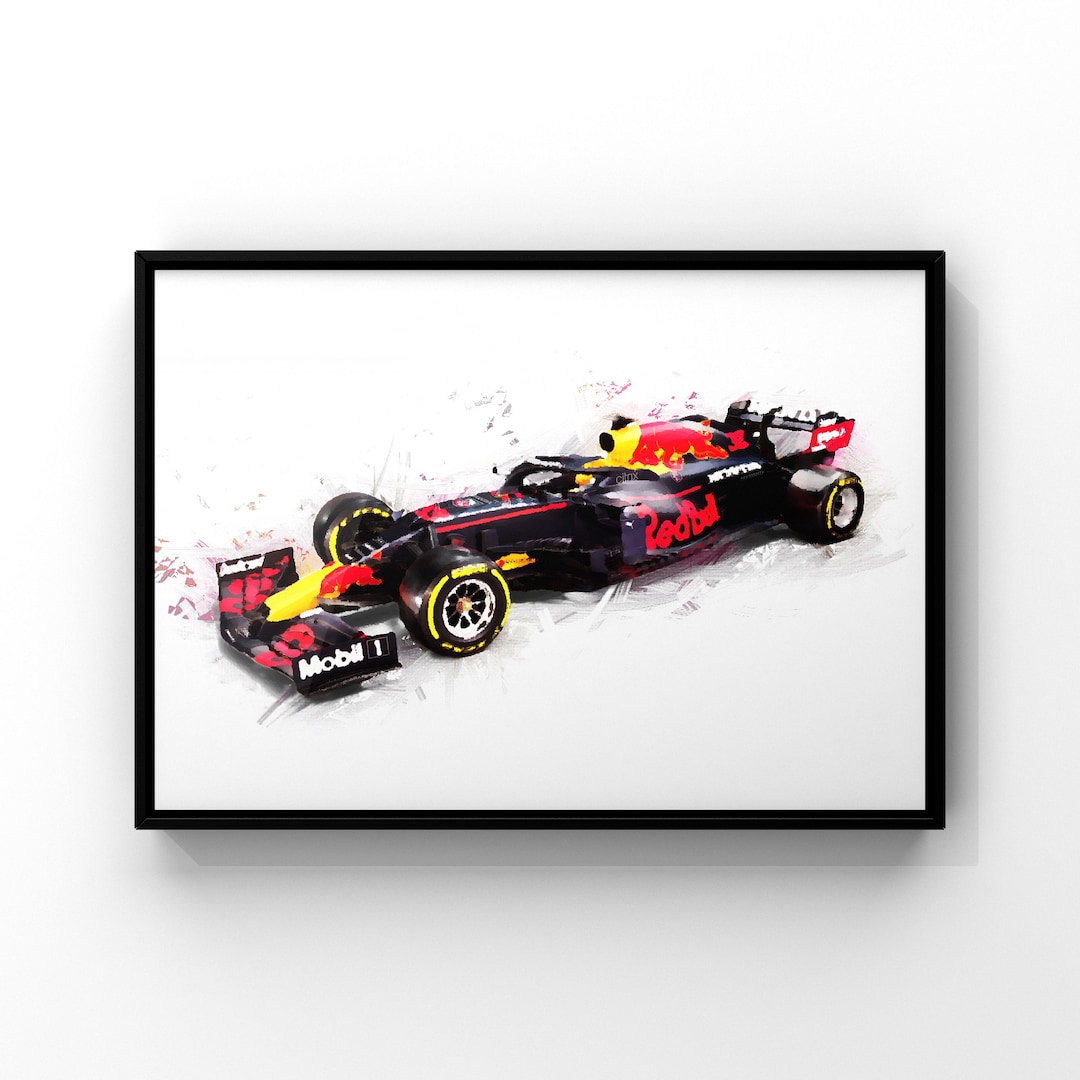 Formula One Car Racing Poster Formula 1 Poster, Formula One Illustration, Ferrari Print, Grand Prix ...