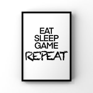 Gaming Prints, Gaming Poster, Gaming Wall Art, Boys Bedroom Decor, Gamer Poster, Gift for Him, Video Games, Teen Boys Room Decor, Gamer Gift