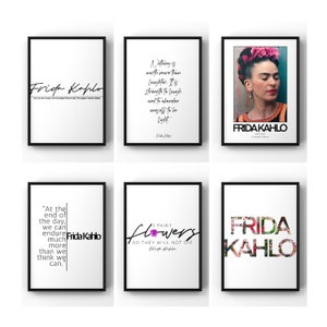 Frida Kahlo, Stampa Frida Kahlo, Citazione Frida Kahlo, Arte femminista, Stampa floreale, Stampa Frida, Poster di arte moderna, Arte messicana, Regalo Frida