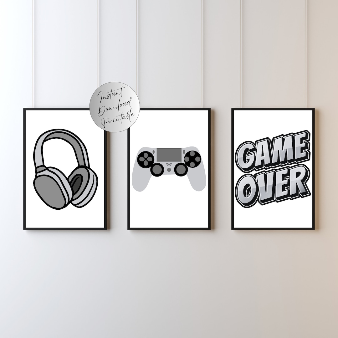 Printable Gamer Gaming Print Gamer Printable Gaming Poster Gamer Instant Download ...