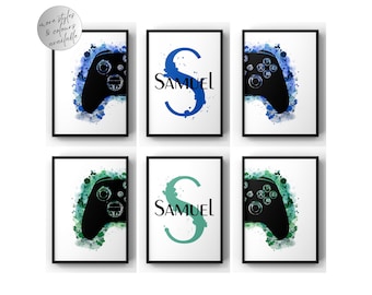 Gaming Prints Set of 3 Gamer Gifts For Games Room Decor | Gaming Gifts | Gamer Room Decor | Gaming Poster | Boys Bedroom Decor