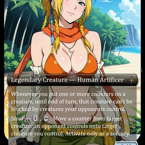 Rikku, die ressourcenreiche Wächterin – Waifu-Proxy-Foil-TCG
