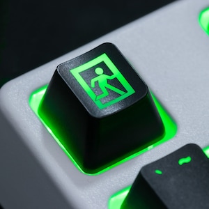 Exit/Esc Keycap | Escape from Tarkov Custom Keycap | Cherry MX Stem | Unique Gamer Gifts