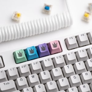 Origami Crane Keycap | Custom Keycaps for Mechanical Keyboard | Cherry MX Stem | Gifts for Her Him | Gifts for Gamer Girls | Custom Keycaps