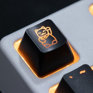 Maneki Neko Cat/Lucky Cat Keycap | Custom Keycaps for Mechanical Keyboard | Cherry MX Stem | Unique Gamer Gifts