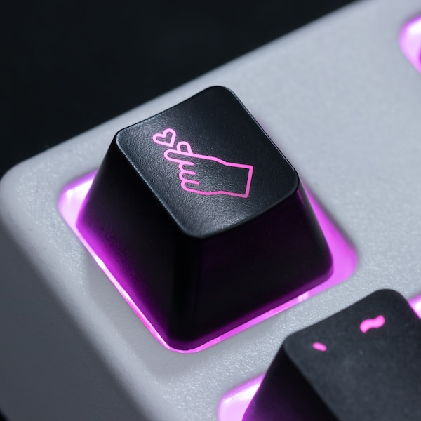 Heart Sign Keycap | Valentines Day Gift | Custom Keycaps for Mechanical Keyboard | Cherry MX Stem