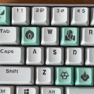 Valorant Agent Ability Keycap Set, Artisan Keycaps, Custom Keys for Cherry MX Keyboard, Christmas Gifts