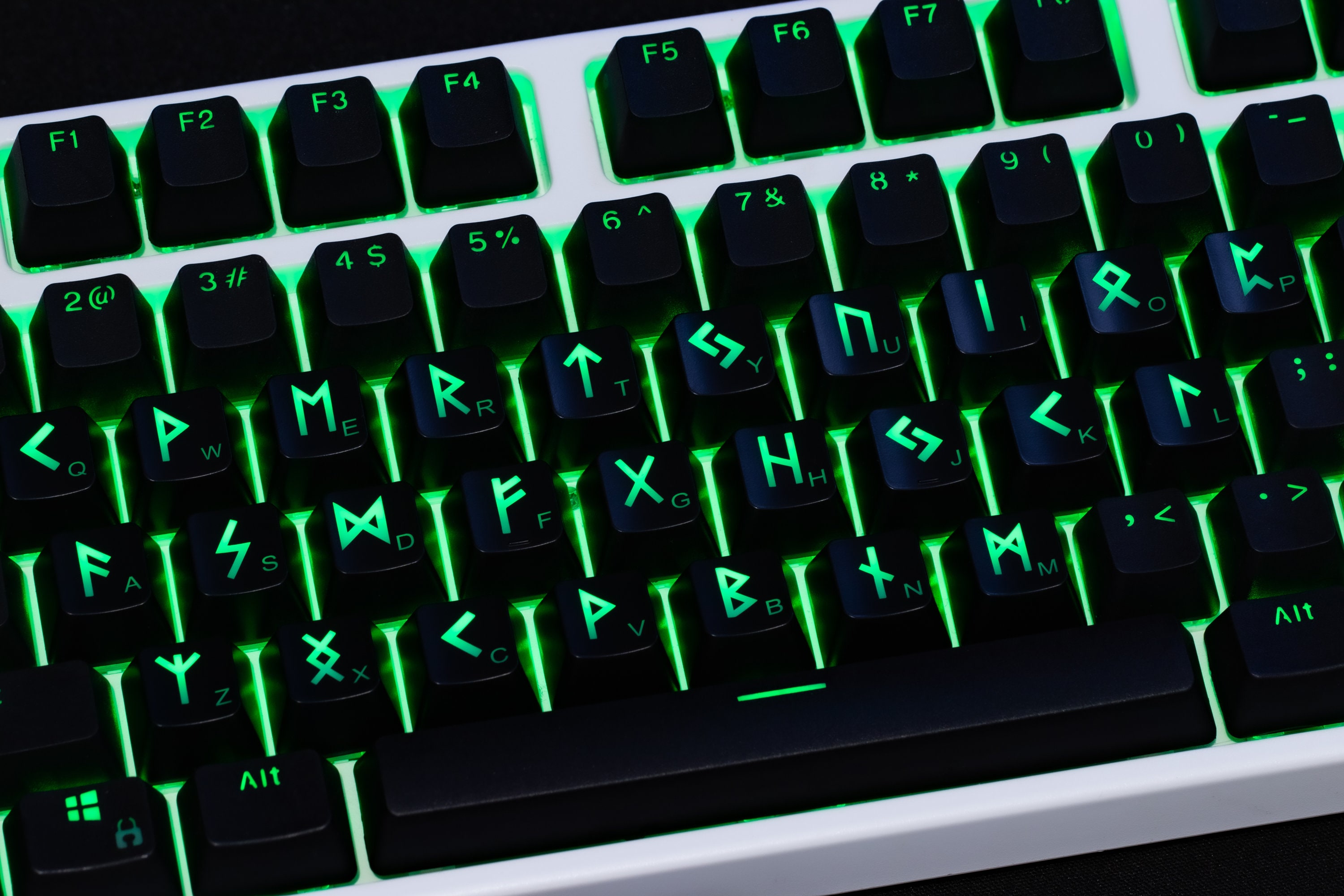 Rune Keycap Set, Elder Futhark Runes, Artisan Keycaps