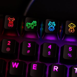 Ensemble de capuchons de touches Stardew Valley, capuchons de touches artisanaux, clés personnalisées, cadeaux pour gamer, cadeaux pour elle/lui