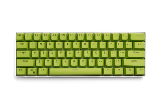 Lime Green Keycap Set 104 Pc W/ Free Custom Keycap