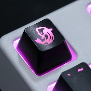 Koi Fish Keycap | Custom Keycaps for Mechanical Keyboard | Cherry MX Stem | Unique Gamer Gifts