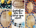 Graduation Lei Big Origami Star Lei  - Custom Colors