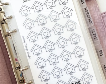 Custom One Month Ahead Savings Challenge Binder | A6 Personal | Laminated Reusable | FULL BINDER