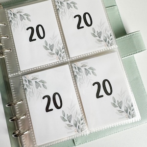 2K TOTAL | 100 Envelope Savings Challenge Binder Set | Budget Binder Inserts | Money Savings Book | A5 Reusable Tracker | FULL BINDER