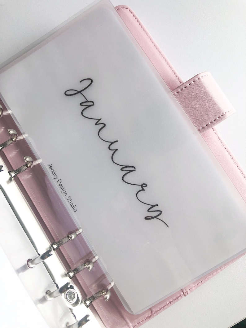 2025 Monthly Frosted Cash Envelopes for Savings Challenge Dashboard