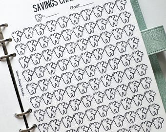 A5 Dental Savings Challenge Tracker