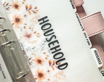 Custom Personalize Cash Envelopes for A6 Budget Binder | Autumn Theme