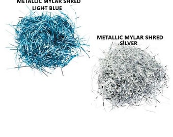 Mylar Metallic Shred - 4oz Bag (1/4 lb) FREE SHIPPING by PakAppeal sold by GC Box Supply