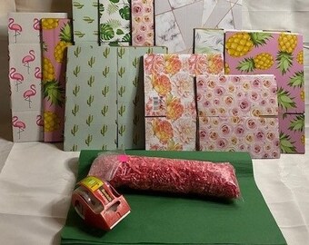 Designer Box Set -11 boxes (8 designs), Tape, Crinkle & Tissue fulfilled by PakAppeal / GC Box Supply -