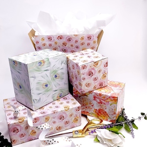 Designer Printed Boxes - sold 4/set -  14 designs from PakAppeal by GC Box Supply